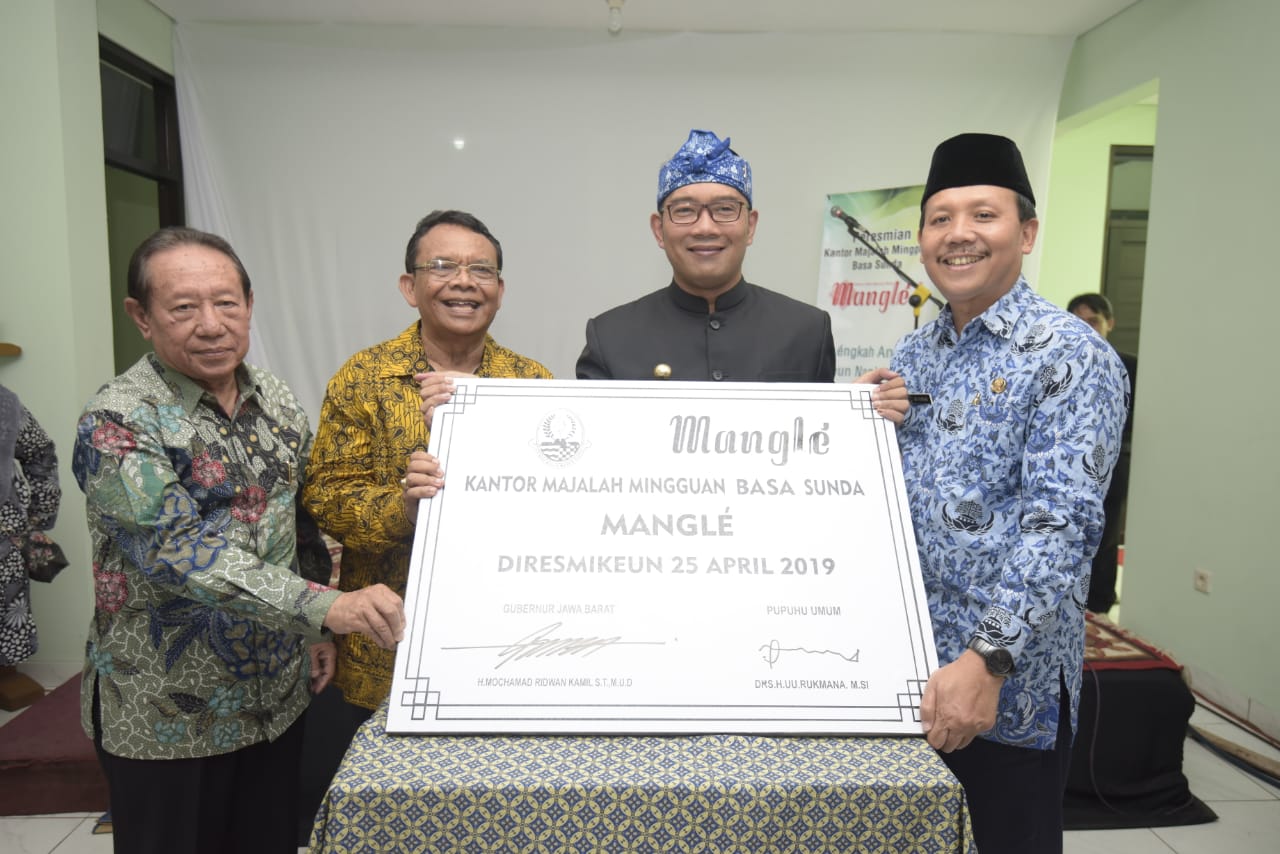 BAPPEDA JABAR - Agar Disukai Milenial dan Generasi Z, Ridwan Kamil Usul Mangle Hadir Versi Digital