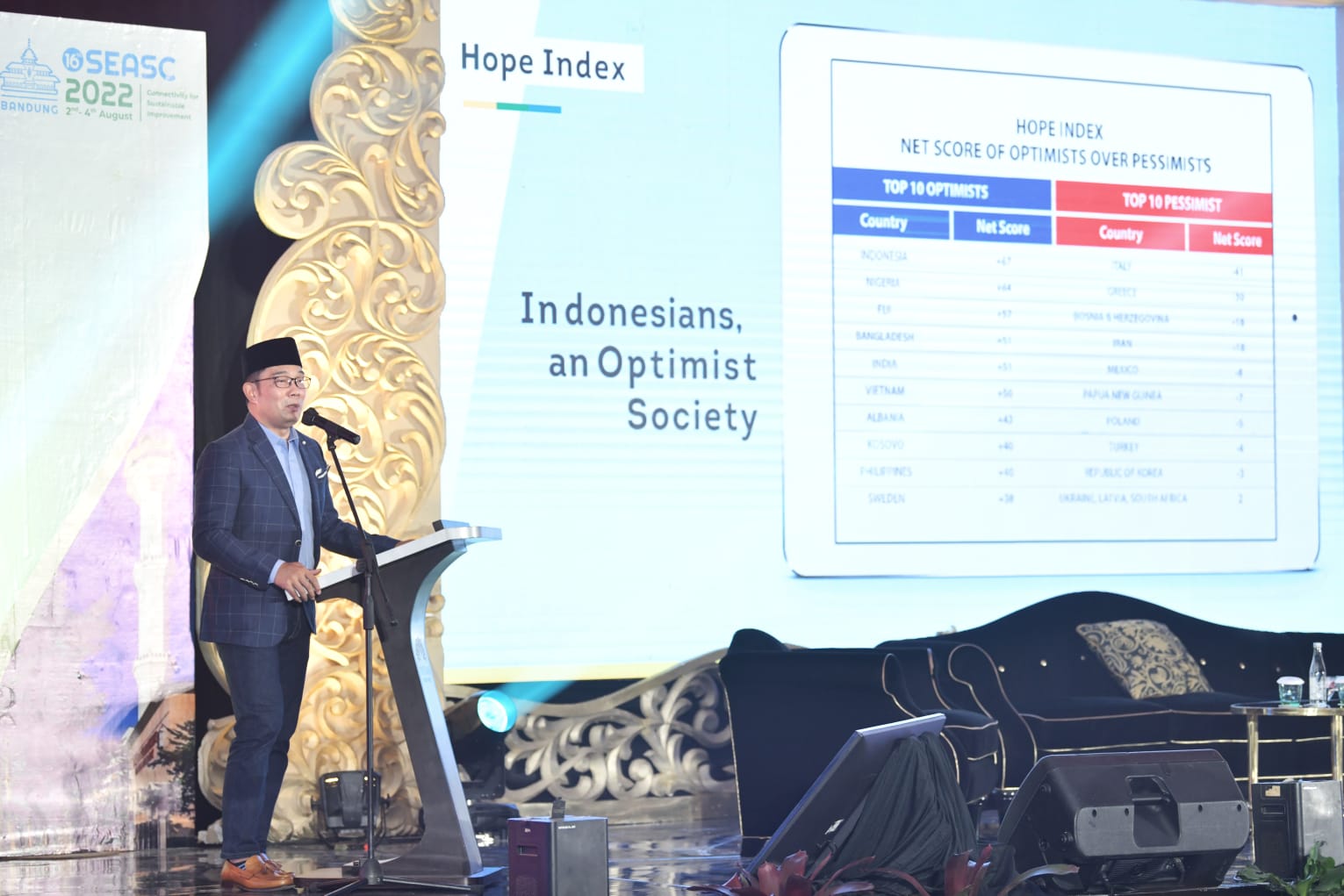 BAPPEDA JABAR - Jadi Pembicara SEASC 2022, Ridwan Kamil: Kurangi Kompetisi Perbanyak Kolaborasi