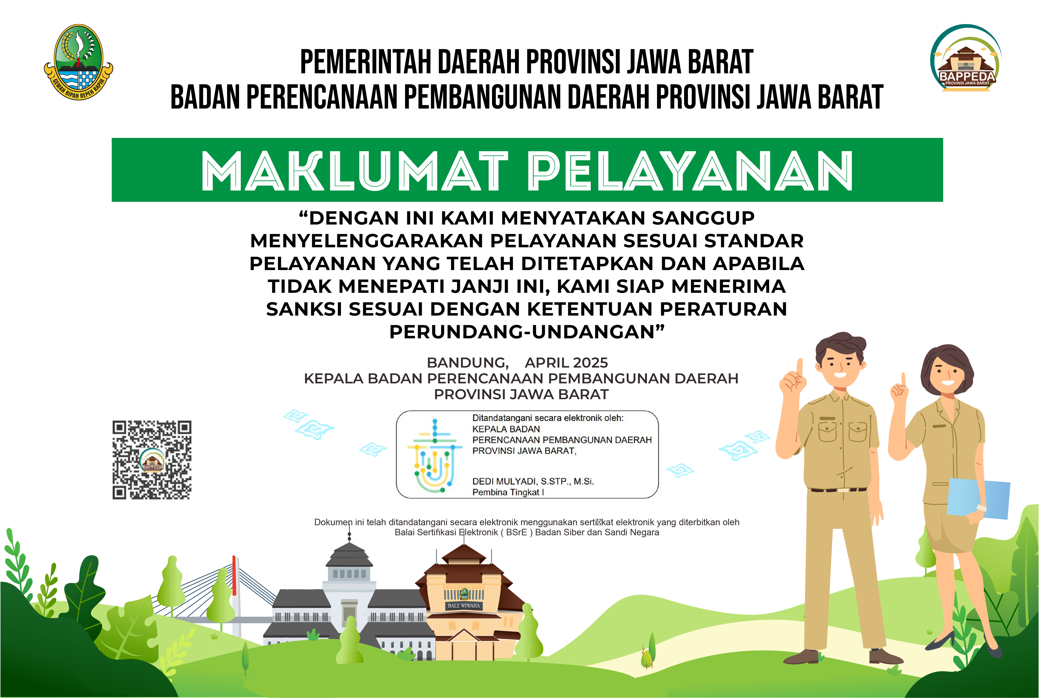 BAPPEDA JABAR - Maklumat Pelayanan